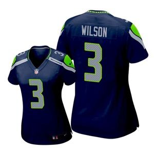 Nike NFL Seattle Seahawks Russell Wilson Women’s Jersey #3